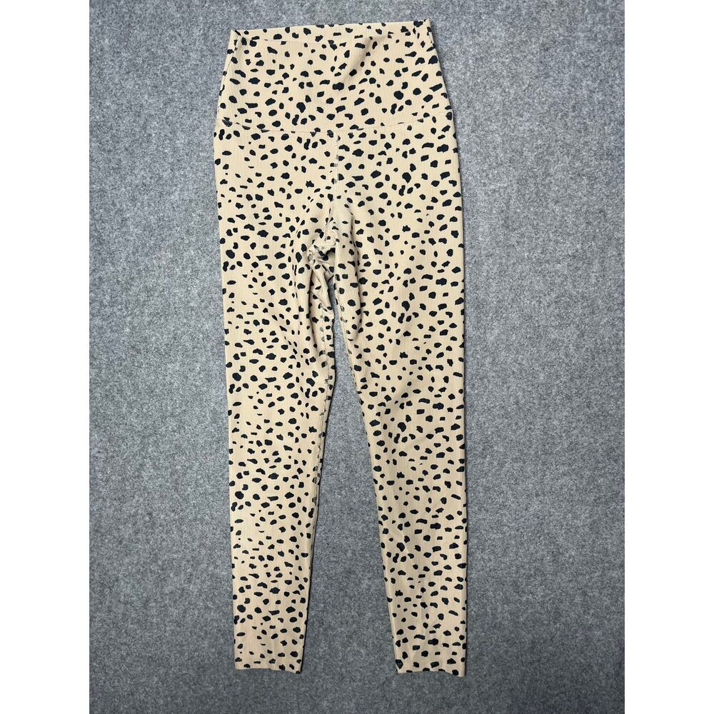 Beach Riot Ribbed Animal Print Set High Rise Leggings Racerback Crop Tank Small - Picture 3 of 11